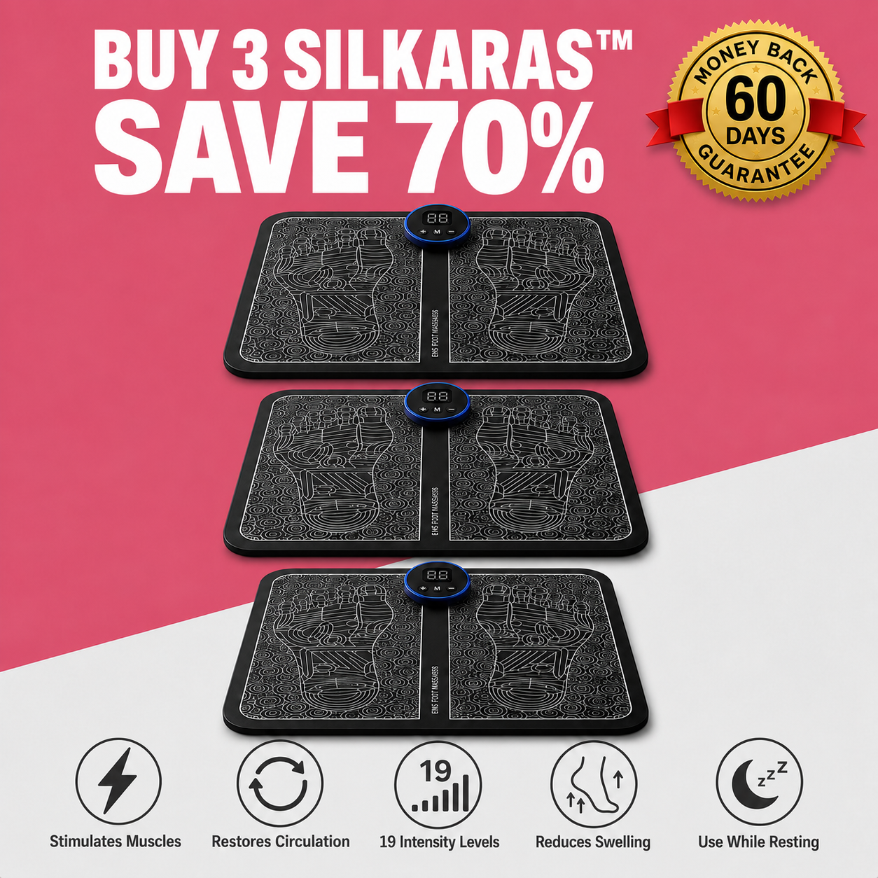 Silkaras™ EMS Foot Stimulator