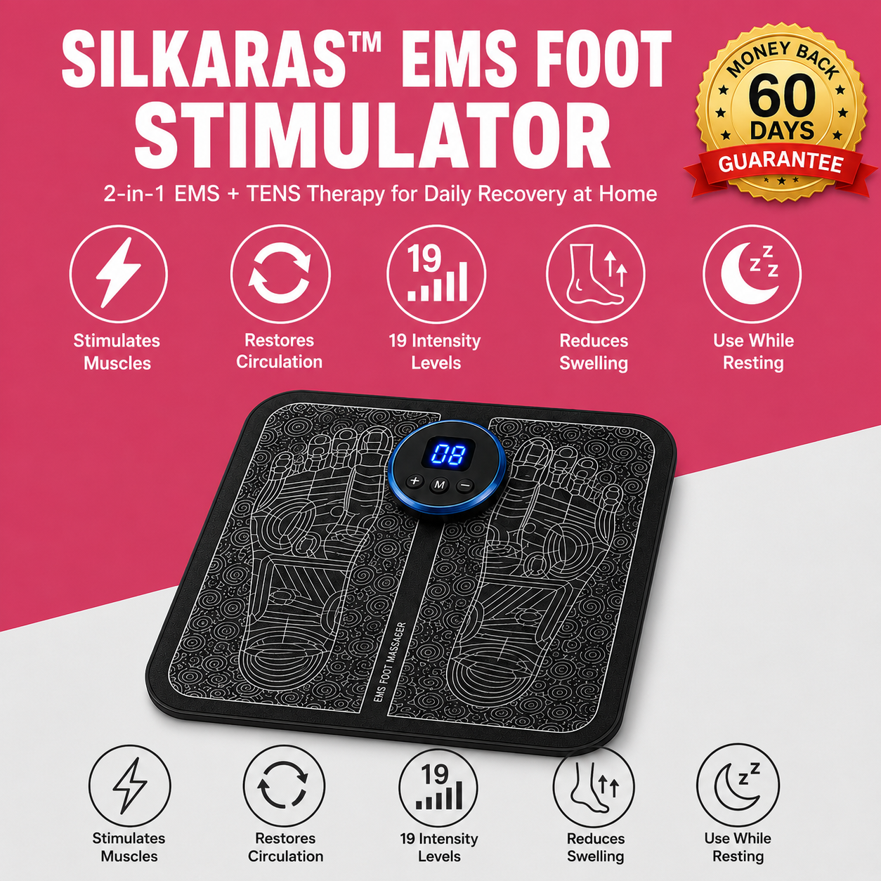 Silkaras™ EMS Foot Stimulator