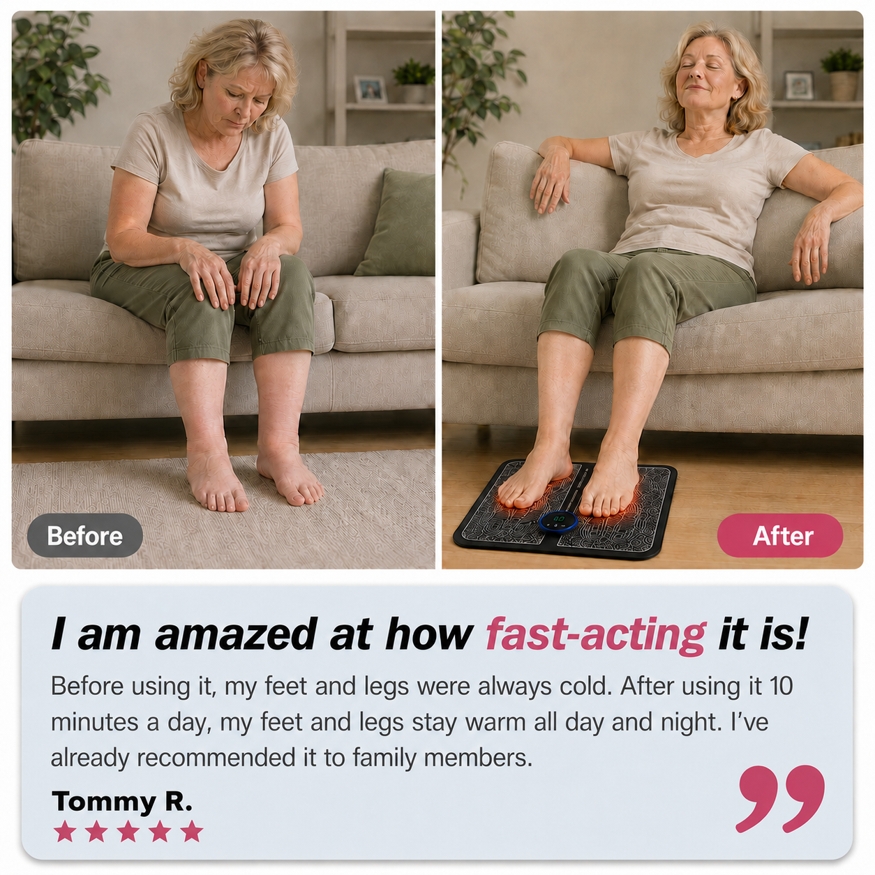 Silkaras™ EMS Foot Stimulator