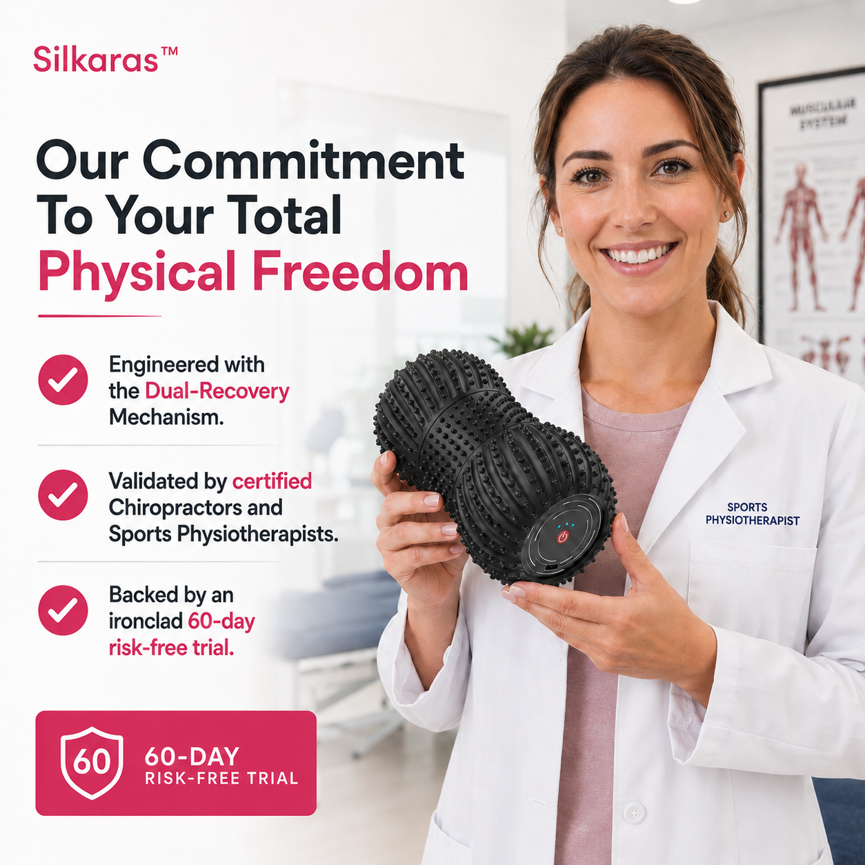 Silkaras™ Portable Vibrating Massage Roller