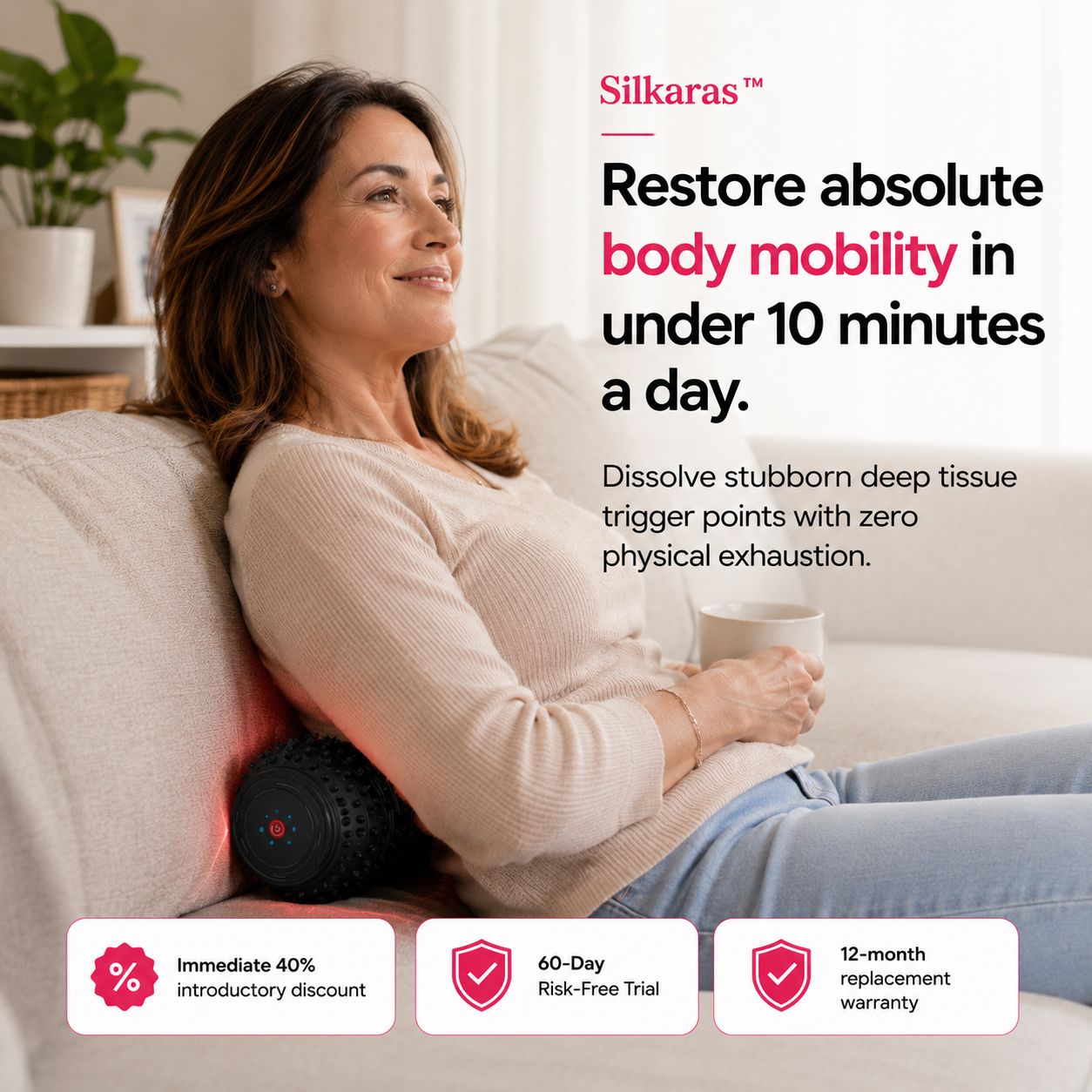 Silkaras™ Portable Vibrating Massage Roller